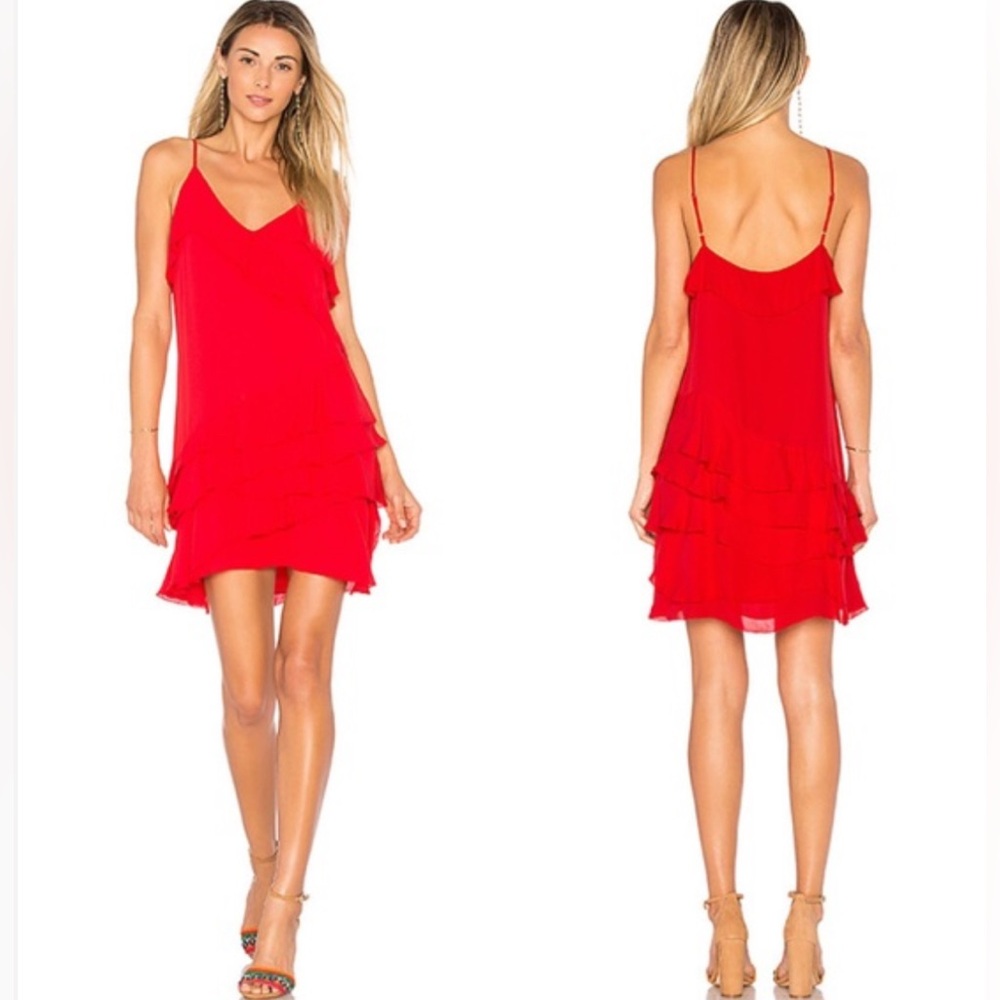 NWT Parker ‘Athens’ Dress - size Small - color ‘Nantucket’/Red
